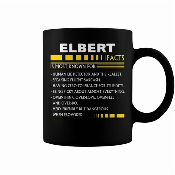 Elbert Name Gift Elbert Facts Coffee Mugs