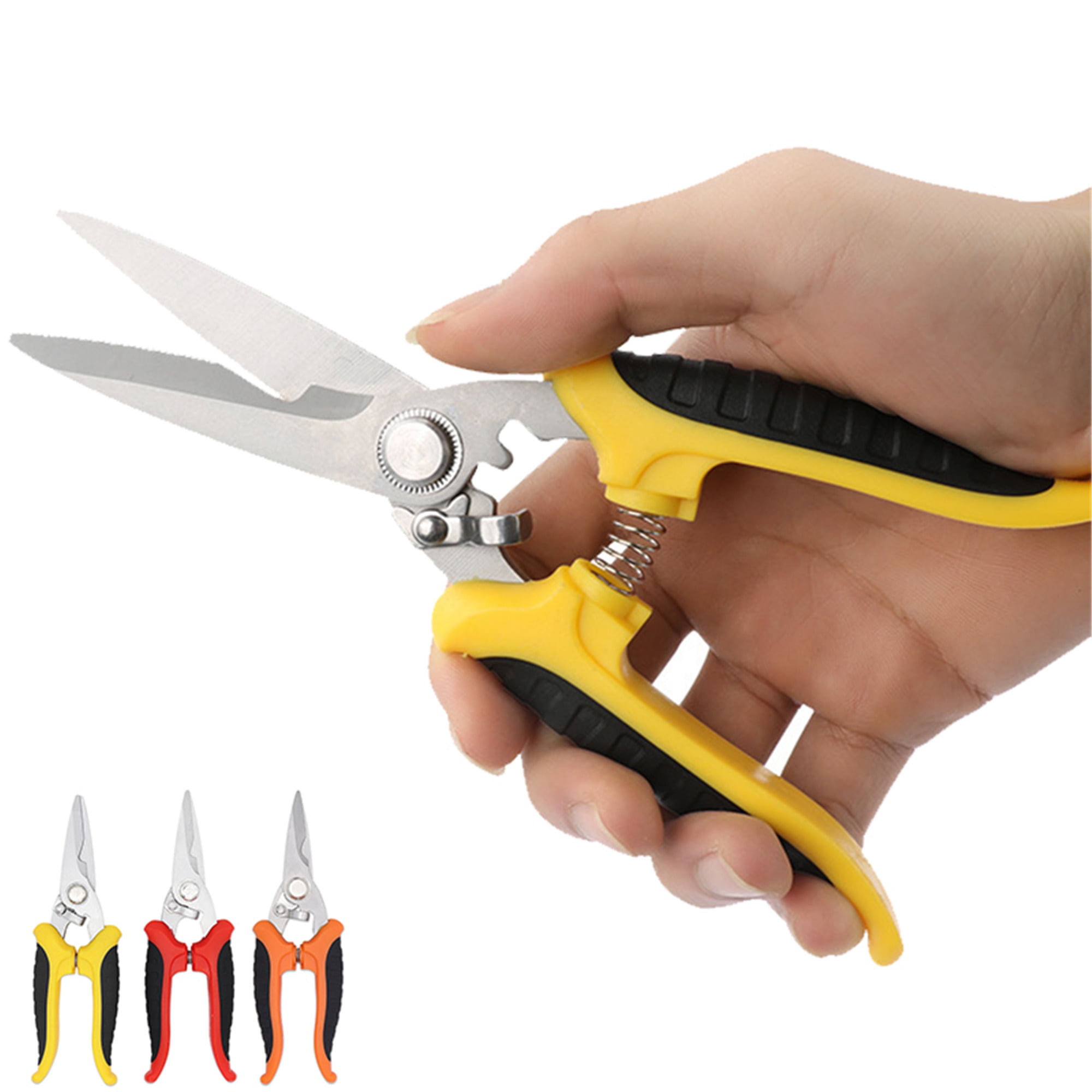 Elbourn 1 Pack Pruning Shears Gardening Tools Heavy Duty Tree Trimmer Flower Clippers for Garden Yard
