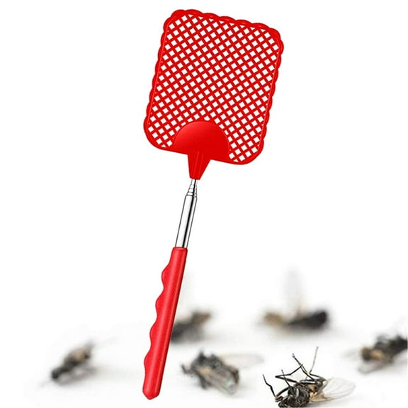 Elbourn 1-Pack Telescopic Swatter, Fly Swatters Multi Color, Heavy Duty Bugs and Fly Killer