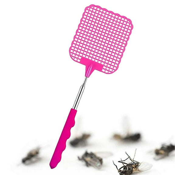 Elbourn 1-Pack Telescopic Swatter, Fly Swatters Multi Color, Heavy Duty Bugs and Fly Killer