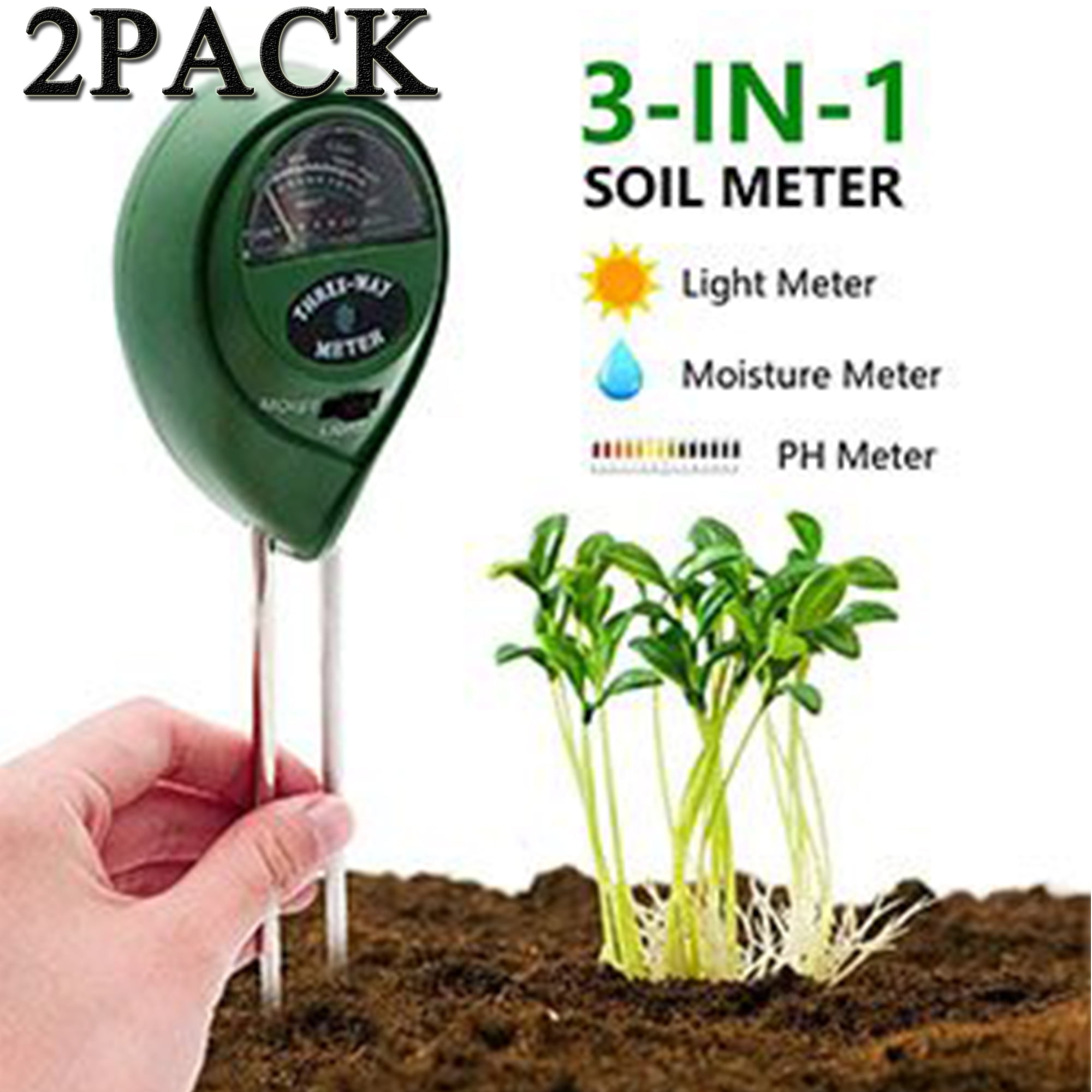 Elbourn 2PC Plant Moisture Meter, Moisture Meter for Potted Plants