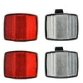 thumbnail image 1 of Elbourn 4Pcs Bicycle Bike Handlebar Reflector Reflective Front Rear Warning Light Safety Lens Cycling Safety Warning Light Riding, 1 of 5