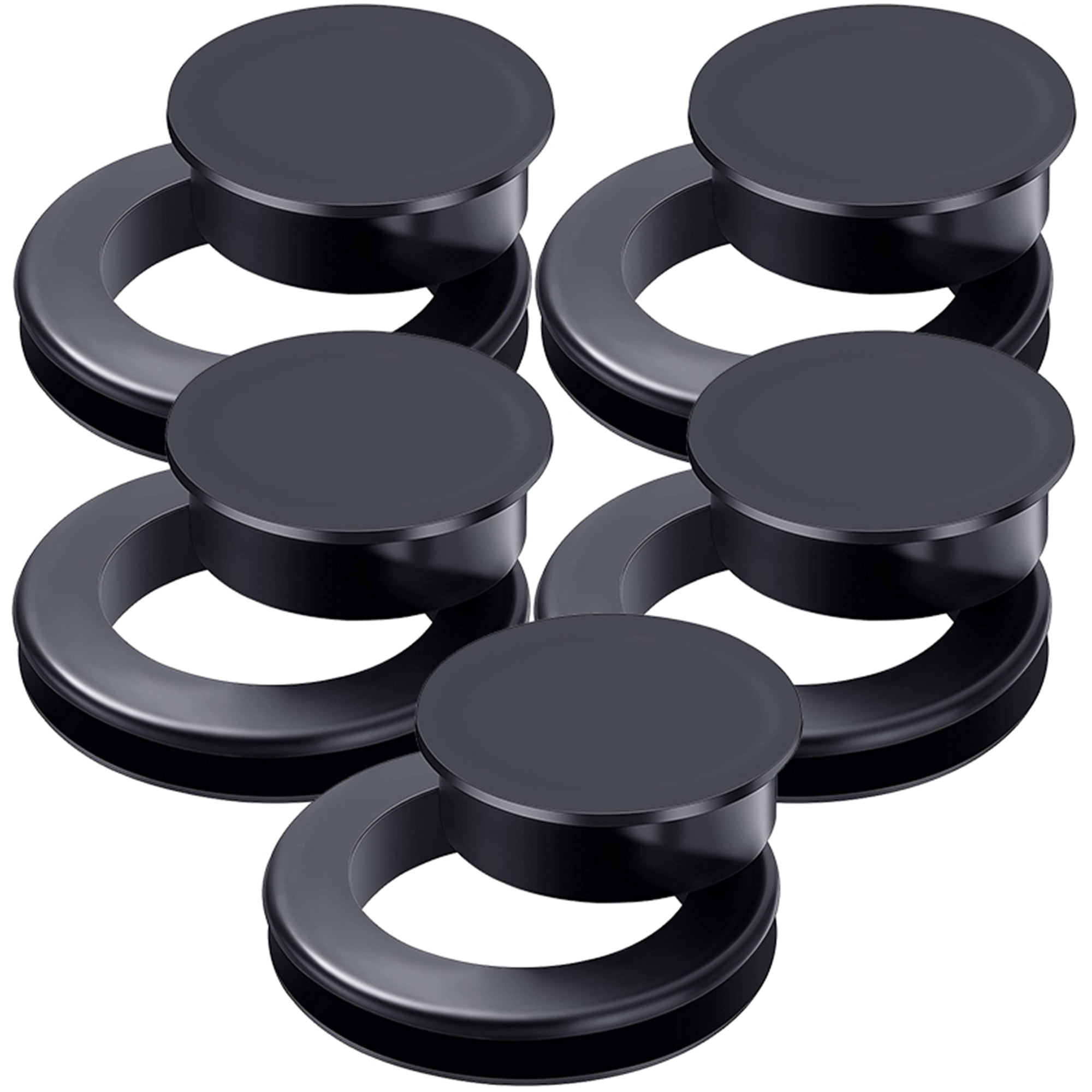 Elbourn 5 Pieces Silicone Umbrella Hole Ring Plug Set for Glass