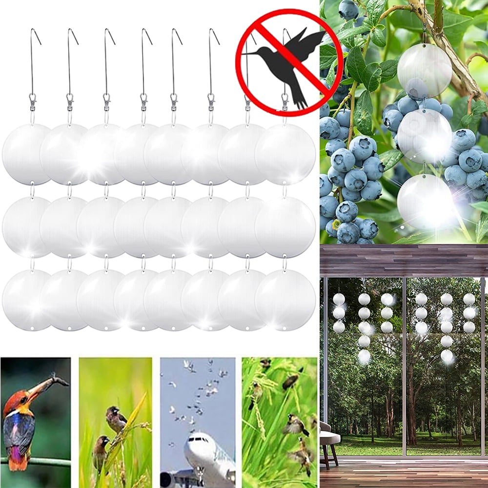 Elbourn Bird Scare Discs, Bird Deterrent Repellent Devices to Keep
