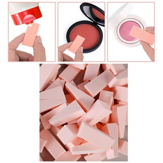 Teenitor 48 Pieces Cosmetic Makeup Sponges Wedges Beauty Blender Sponges,  Small Triangle Makeup Sponge Wedges, Non-Latex Cosmetic Puff, Wedge Beauty