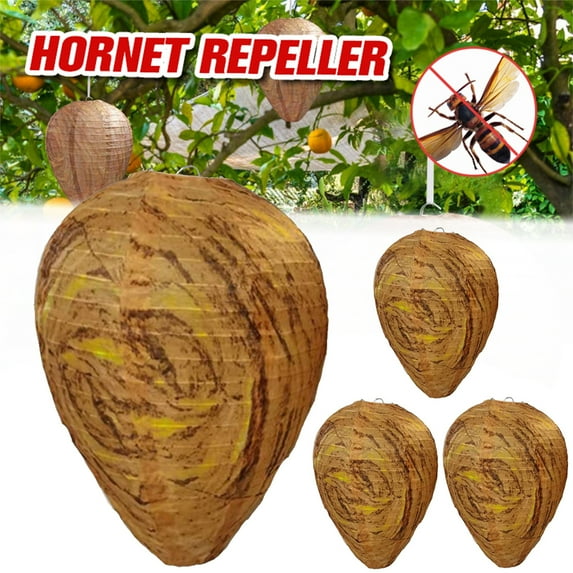 Elbourn Paper Fake Wasp Nest Decoy Outdoor Trap