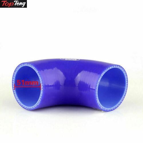 Elbow 90 Degree 90mm 51mm Silicone Pipe Hose Coupler Intercooler Turbo Intake d