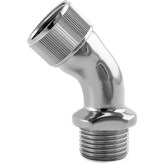 Elbow Adapter Extender Connector For Shower Head (silver) (1pcs)