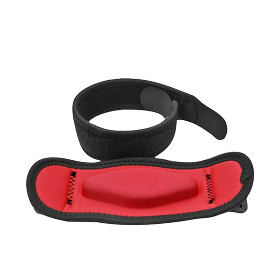 Elbow Brace And Arm Strap For Tendonitis And Tennis Elbow, Tennis Elbow Support With Compression Padding And Adjustable Strap For Pain Relief, Elbow Wrap With Sponge Padding For