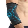 thumbnail image 1 of Elbow Brace Compression Support Sleeve - Men Women Arm Support Elastic Sleeve-blue-XL code, 1 of 5