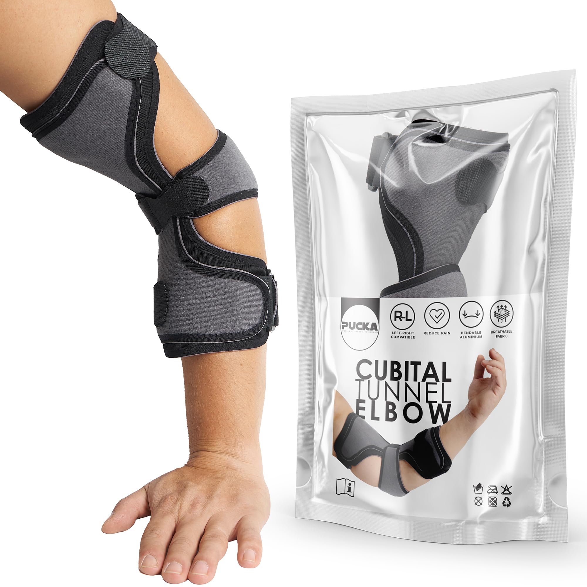 Elbow Brace for Cubital Tunnel Syndrome Adjustable Elbow Splint Arm