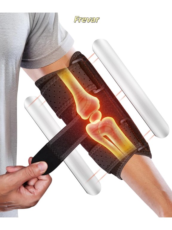 Elbow Brace for Cubital Tunnel & Ulnar Nerve Support Adjustable Night Splint for Tennis Elbow, Tendonitis & Nerve Pain Comfortable Elbow Stabilizer for Men & Women Fit Most