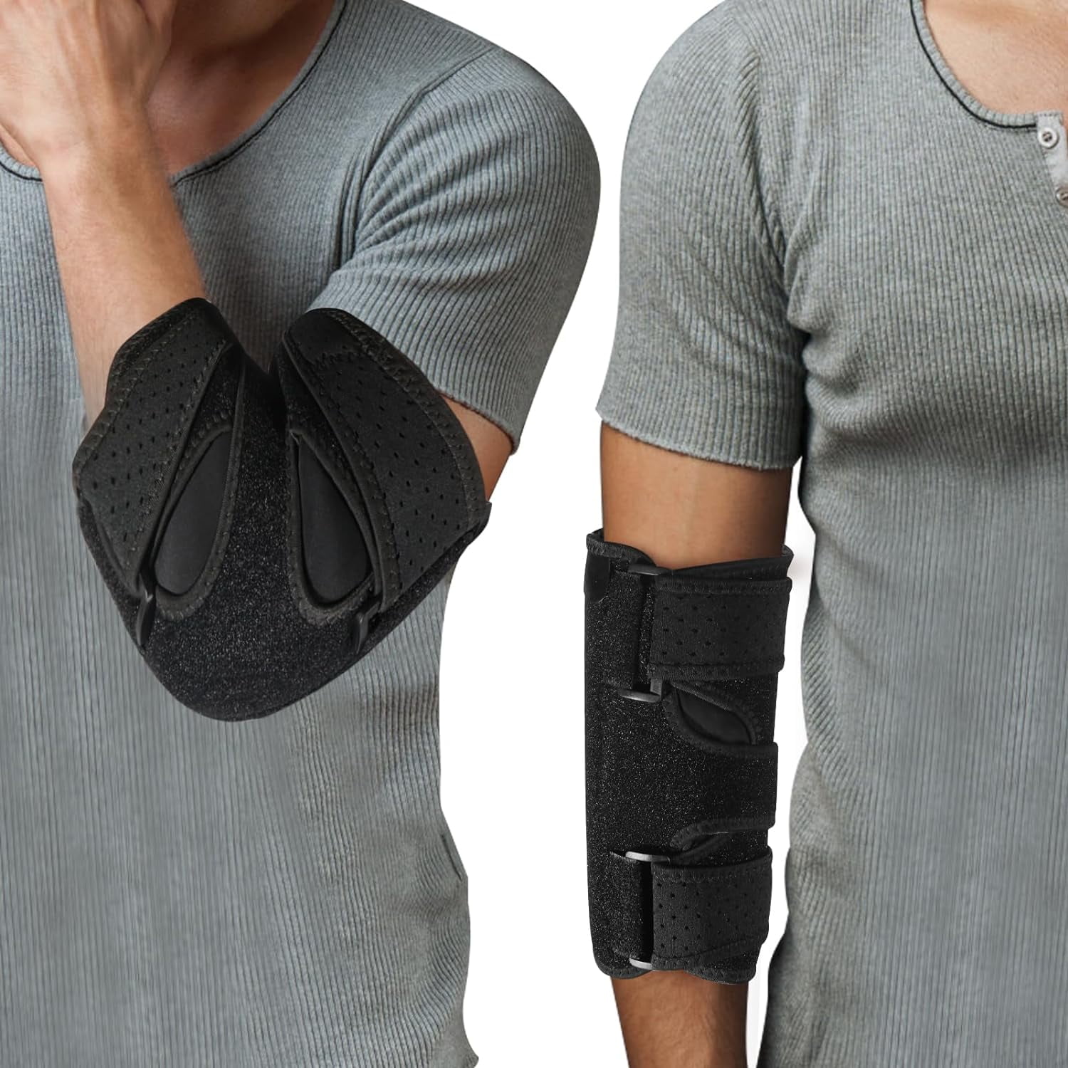 Elbow Brace, Night Elbow Sleep Support Brace, Elbow Splints for Cubital Tunnel Syndrome