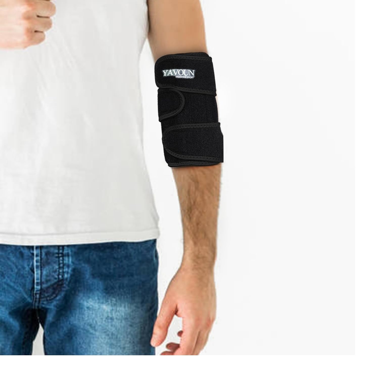 Elbow Brace, Night Elbow Splint for Sleeping, Adjustable Stabilizer