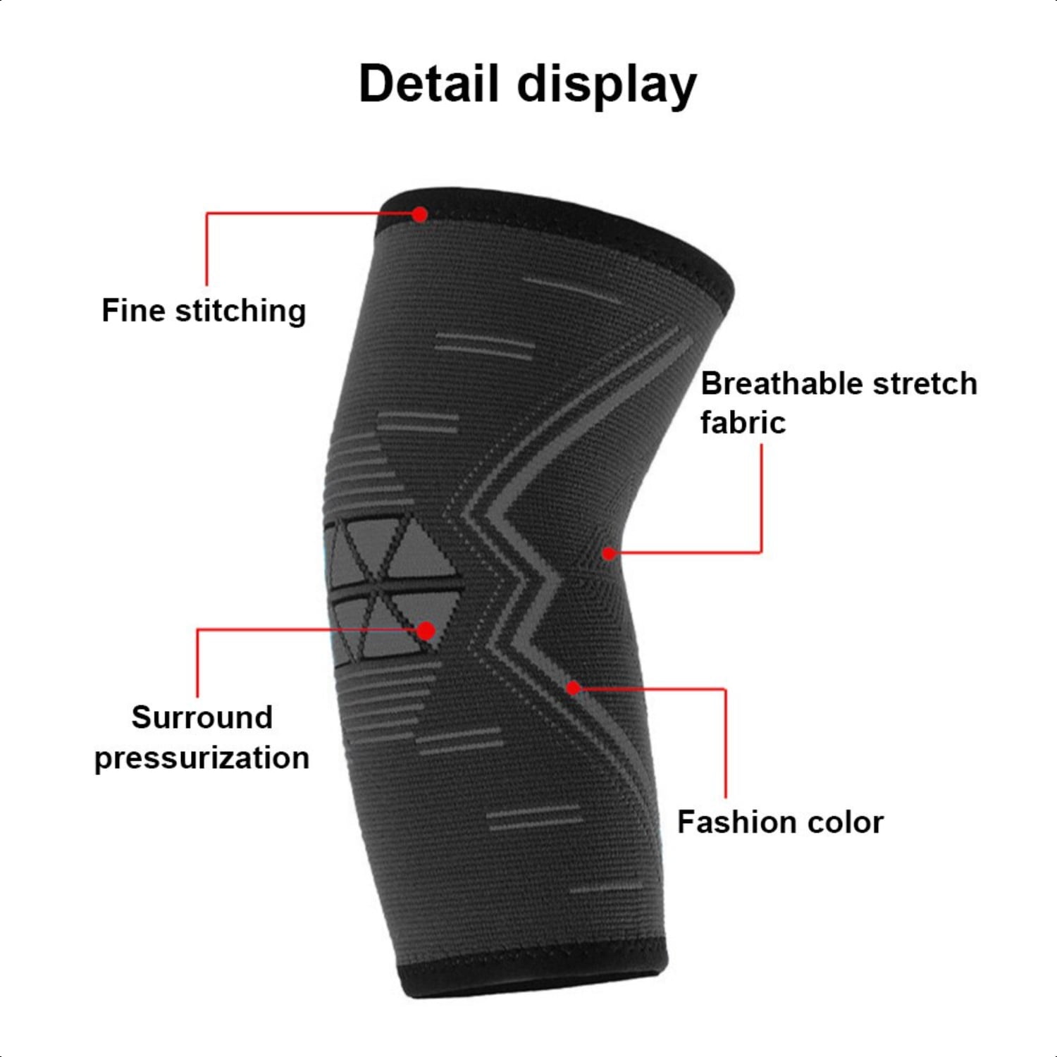 Elbow Compression Sleeve Forearm Pain Relief Tendonitis Tennis Golfers