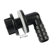 Elbow Connector 3/8" to 14mm Hose Nozzle for Water Tank Fish Tank Irrigation