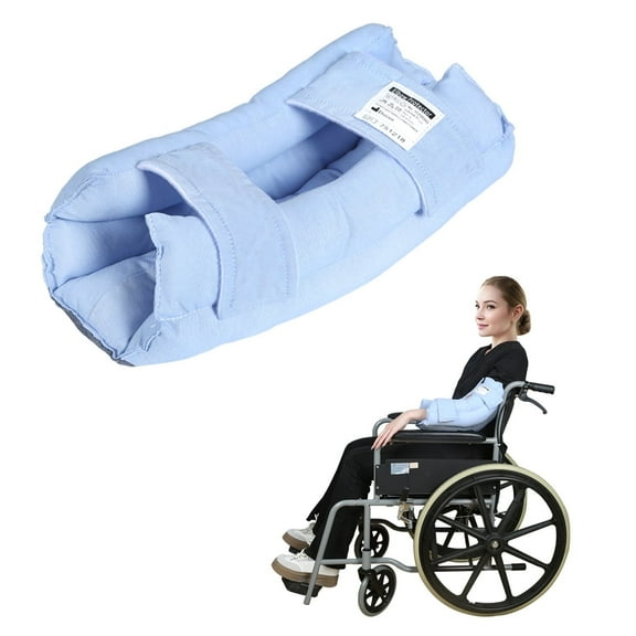 Elbow Cushion Protector for Elderly & Bedridden Patients – Soft Fiber Padded Elbow Pads for Pressure Relief & Joint Support (Blue, Large)