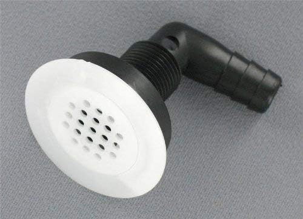 Elbow Drain W/Screen, 5/8" Hose Barb