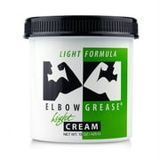Elbow Grease Light Cream, Oil Based Personal Lubricant, 15 oz Jar