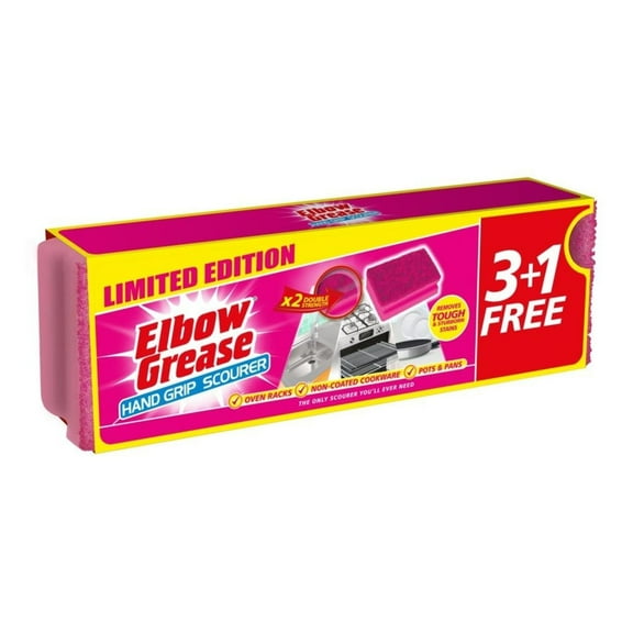 Elbow Grease Sponge Scourers (Pack of 4)