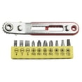 thumbnail image 1 of Elbow Head Small Ratchet Wrench 90 Degree Offset Screwdriver Handle with Bit Set, 1 of 9