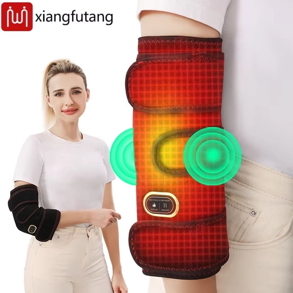 Elbow Heating Pad with Vibration,  Arm Massager for Tendonitis and Tennis Elbow