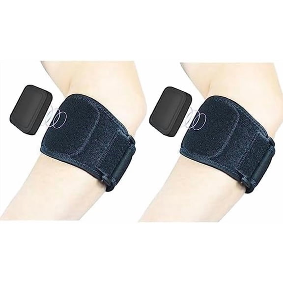 Elbow Pad,Tennis Elbow Braces (1 Pair) for  and Tennis Elbow Pad Guard,Golfers Elbow Forearm Brace Straps for Men and Women,Neoprene Wraps Support Band , baseball Lacrosse Arm Pads