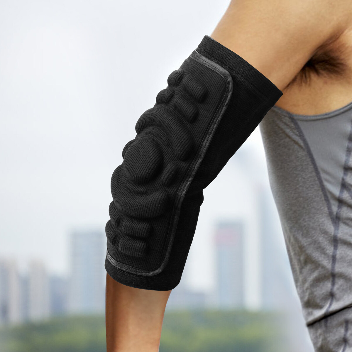 Elbow Pads 2pcs MTB Elbow Pads Guard Mountain Bike Cycling Riding Elbow Protection Supportor