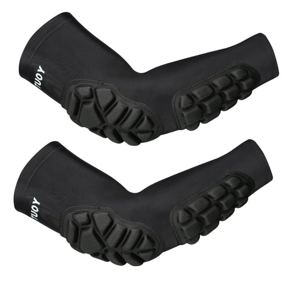 Padded Arm Sleeves Elbow Forearm 2 Pack Crashproof Pads Protection for Football Basketball Volleyball Soccer