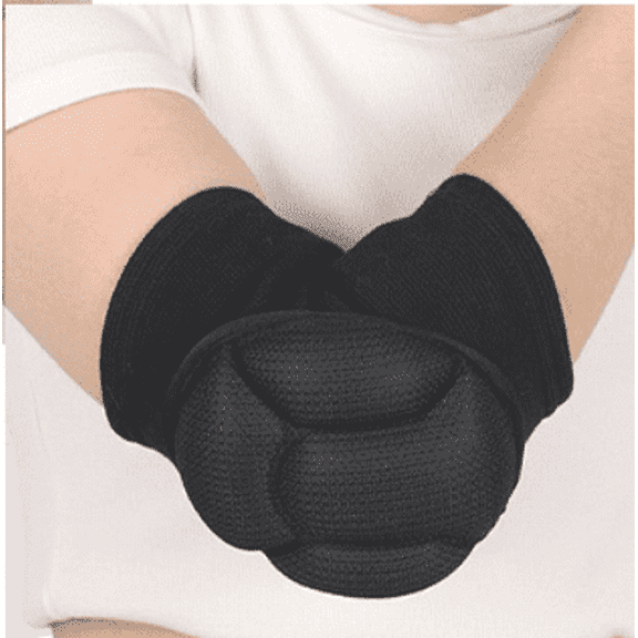 Elbow Pads, Muay Thai MMA Kickboxing Sparring Elbow Guard, Martial Arts Striking Protection,Wrestling Basketball Adjustable MTB Volleyball Compression Padded Sleeve, Men Women