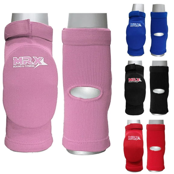 Elbow Protector Arm Brace Pads Knee Support Compression Elbow Guard (Pink S/M)