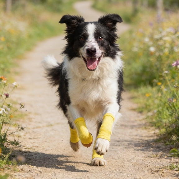 Elbow Protector Knitted Leg Warmers For Small Medium Puppy Breathable Comfortable Pet Supplies 4PCS