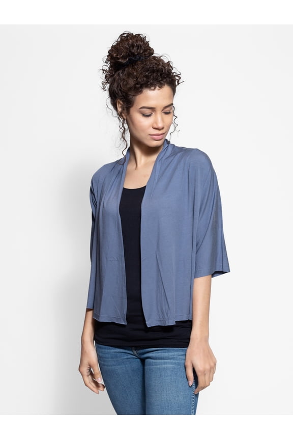 Elbow Slv. ModalCropped Cardi