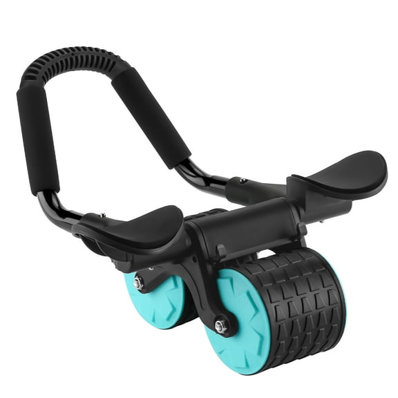 Elbow Support Automatic Rebound Abdominal WheelAb Roller for Abdominal Exercise MachineAbs Workout EquipmentDolly Core Strengthening Trainer Fitness Belly Training(Black & Blue)