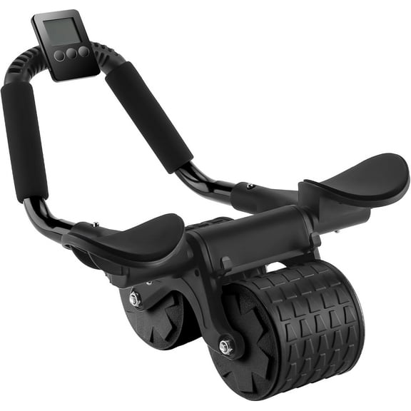 Elbow Support Automatic Rebound Abdominal WheelAb Roller for Abdominal Exercise MachineAbs Workout EquipmentDolly Core Strengthening Trainer Fitness Belly Training