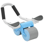 Elbow Support Automatic Rebound Abdominal Wheel Ab Roller for Abdominal Exercise Machine Abs Workout Equipment Dolly Core Strengthening Trainer Fitness Belly TrainingBlue