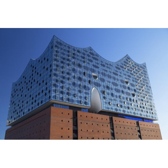 Art.com Elbphilharmonie concert hall, Hamburg, Germany Photographic Print by Ian Trower, 36" x 24"