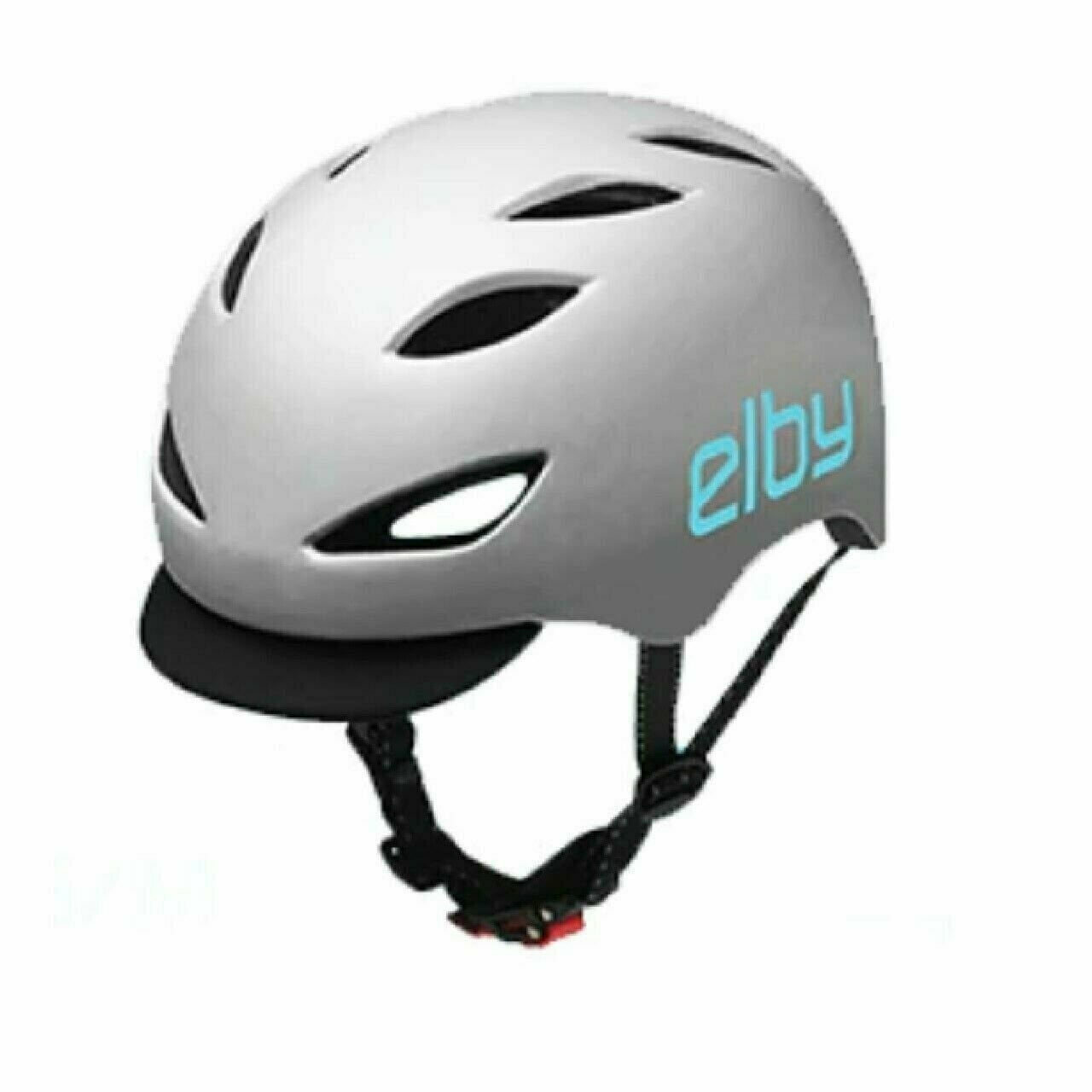 Elby Ebike Commuter Helmet Gray with Visor