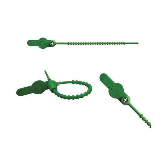 Elc Security Products Pull-Tight Seals,Green,Unfinished,PK250 065N14PPGR