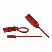 Elc Security Products Pull-Tight Seals,Red,Unfinished,PK250 060H14PPRD