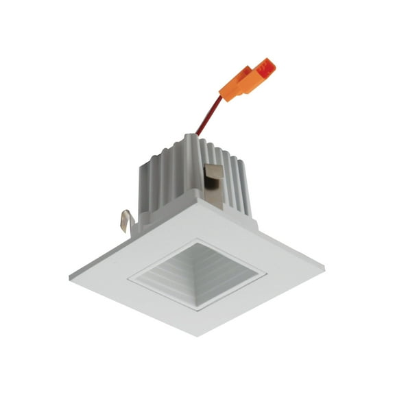 Elco E215c0730 2" Led Square Baffle Recessed Trim - White