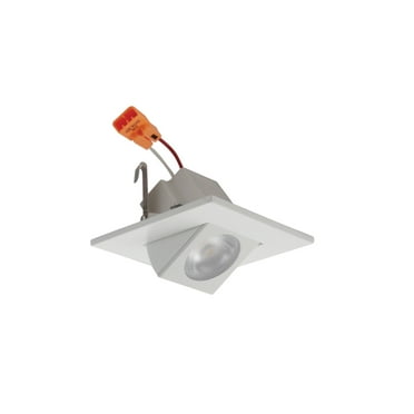 Elco E219c0630 2" Led Adjustable Square Shower Recessed Trim - White