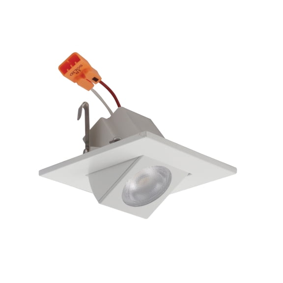 Elco E219c0735 The Alder System 2" Integrated Led Square Adjustable Recessed Trim - White