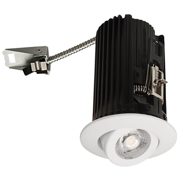Elco E2L18F27W The Teak System 1-1/2" Integrated Led Adjustable Round Recessed Trim -