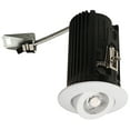 thumbnail image 1 of Elco E2l18f35 The Teak System 1-1/2" Integrated Led Adjustable Round Recessed Trim - White, 1 of 1