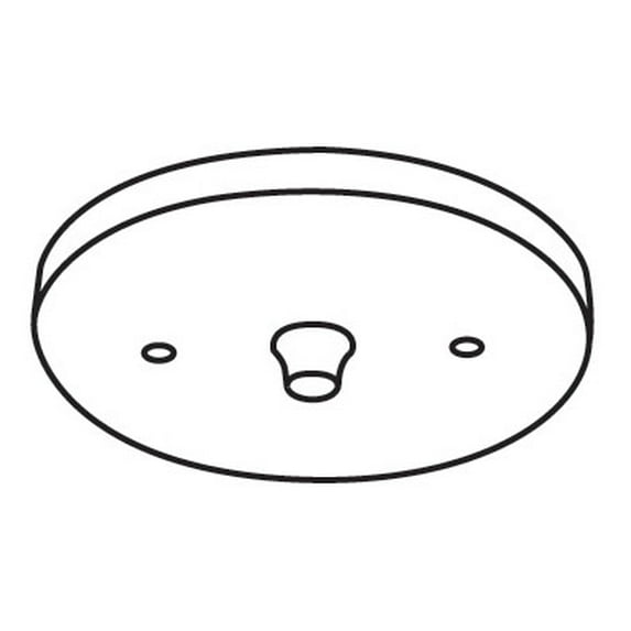 Elco Ect Line Voltage Monopoint Canopy For Pendants - White