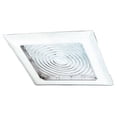 thumbnail image 1 of elco lighting el11w 8 cfl square trim with fresnel glass lens - el11w (cfl), 1 of 2