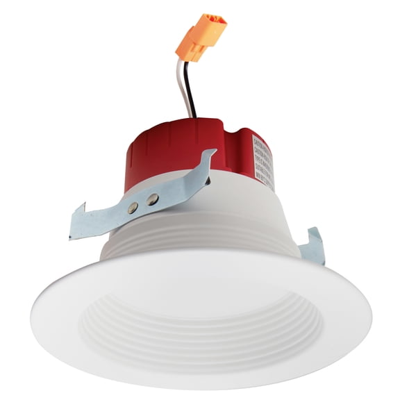 Elco EL410CT5W 4" Integrated Led Baffle Recessed Trim - White