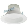 thumbnail image 1 of Elco El410sd 4" Integrated Led Baffle Recessed Trim - White, 1 of 1