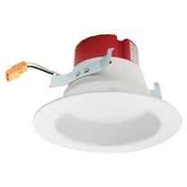 Elco El41540 4" Integrated Led Reflector Recessed Trim - White